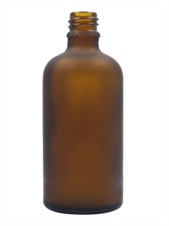 100ML - Amber Frosted-Dropper Bottles